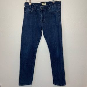 Baldwin Henley Slim Straight mens jeans size 34 button fly
